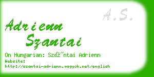 adrienn szantai business card